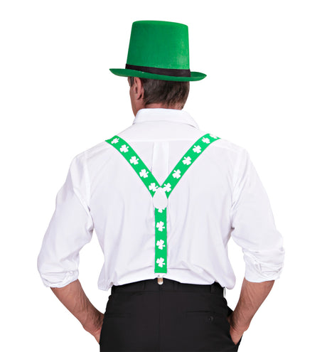 e-carnavalskleding-SYK St. Patrick's day bretels klavertje