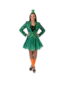 e-carnavalskleding-SYK St. Patricks Day colbert jasje dames