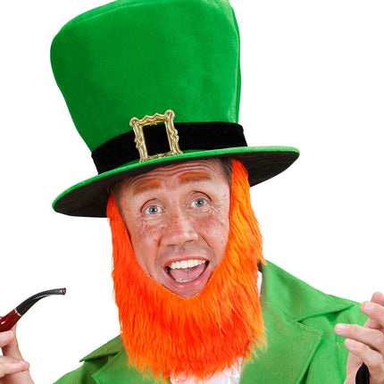 e-carnavalskleding-SYK St. Patricks day hoge groene hoed met baard