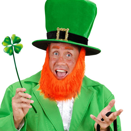 e-carnavalskleding-SYK St. Patricks day hoge groene hoed met baard