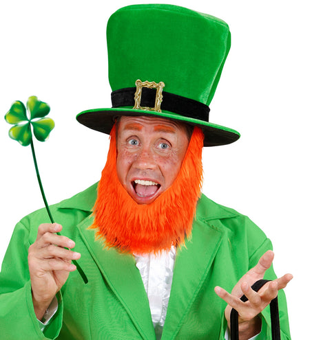 e-carnavalskleding-SYK St. Patricks day hoge groene hoed met baard
