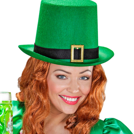 e-carnavalskleding-SYK St. Patrick's day hoge hoed groen