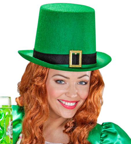 e-carnavalskleding-SYK St. Patrick's day hoge hoed groen