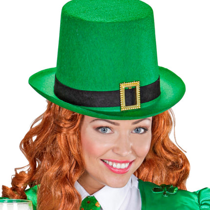 e-carnavalskleding-SYK St. Patrick's day hoge hoed groen
