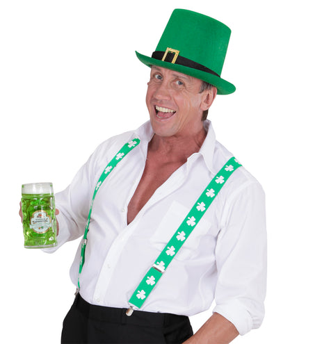 e-carnavalskleding-SYK St. Patrick's day hoge hoed groen
