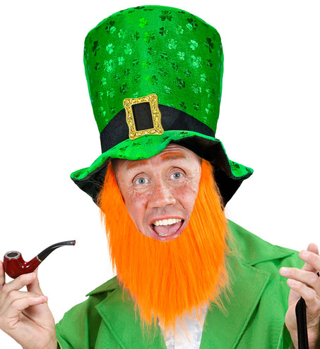 e-carnavalskleding-SYK St Patricks Day hoge hoed met baard