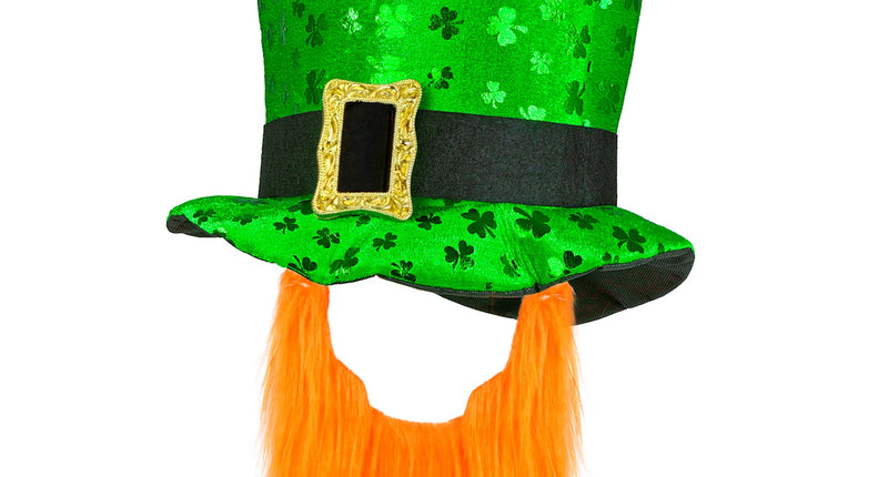 e-carnavalskleding-SYK St Patricks Day hoge hoed met baard