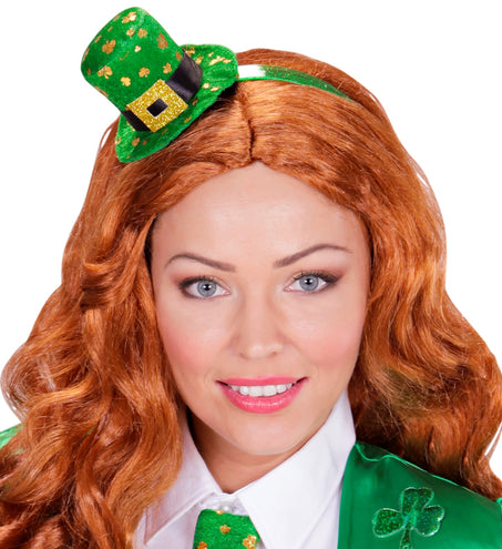 e-carnavalskleding-SYK St. Patrick's day mini hoedje op haarband