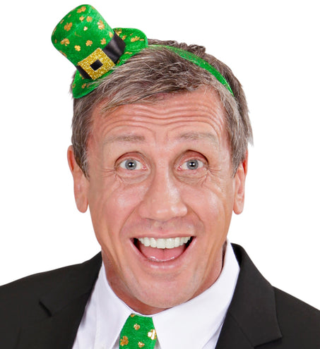 e-carnavalskleding-SYK St. Patrick's day mini hoedje op haarband