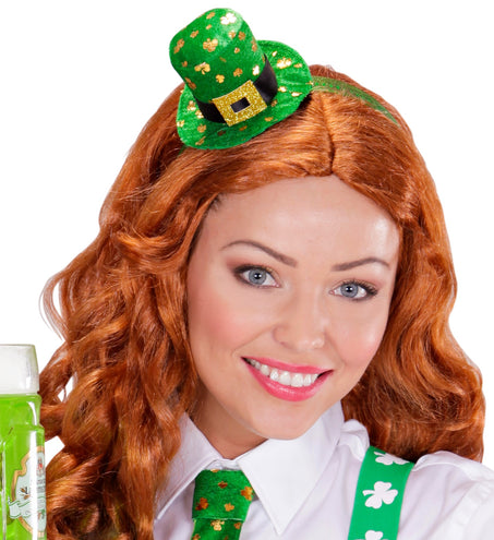 e-carnavalskleding-SYK St. Patrick's day mini hoedje op haarband