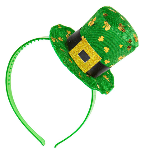 e-carnavalskleding-SYK St. Patrick's day mini hoedje op haarband