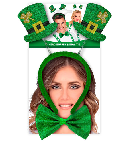 e-carnavalskleding-SYK St. Patricksday verkleedset - diadeem met strikje