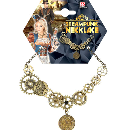 e-carnavalskleding-SYK Steampunk halsketting raden