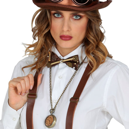 e-carnavalskleding-SYK Steampunk horloge aan ketting