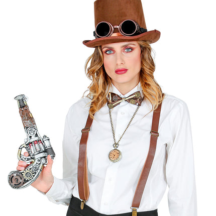 e-carnavalskleding-SYK Steampunk horloge aan ketting