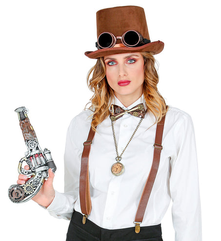 e-carnavalskleding-SYK Steampunk horloge aan ketting