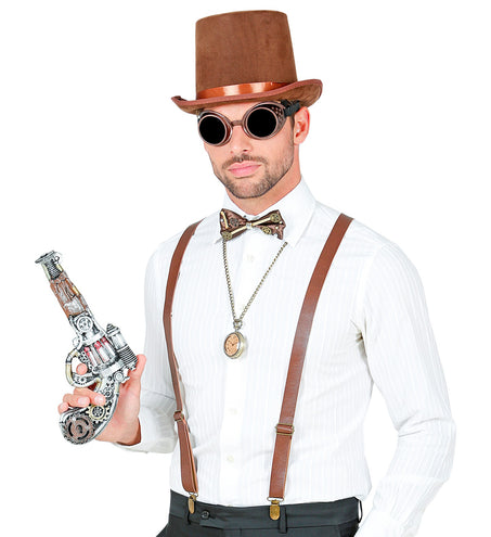 e-carnavalskleding-SYK Steampunk horloge aan ketting