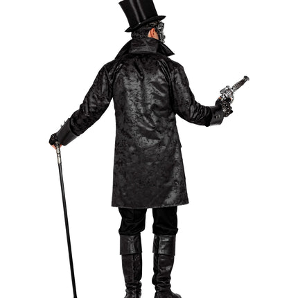 e-carnavalskleding-SYK Steampunk jas lederlook heren
