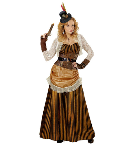 e-carnavalskleding-SYK Steampunk jurk voor dames