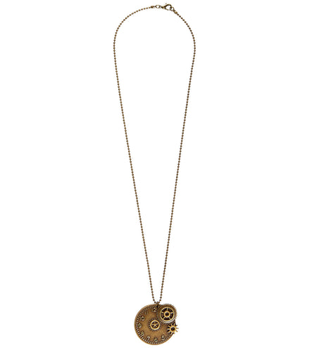 e-carnavalskleding-SYK Steampunk ketting bruin