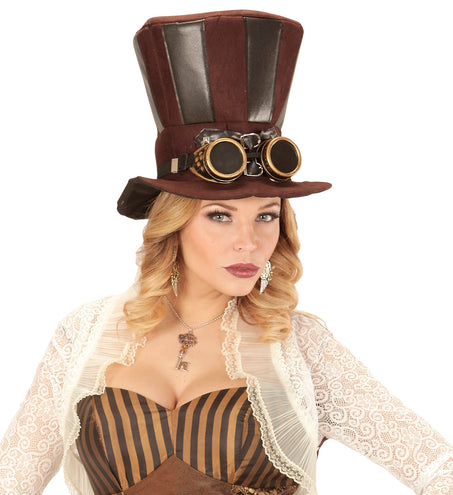 e-carnavalskleding-SYK Steampunk ketting sleutel