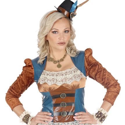 e-carnavalskleding-SYK Steampunk manchetten kant