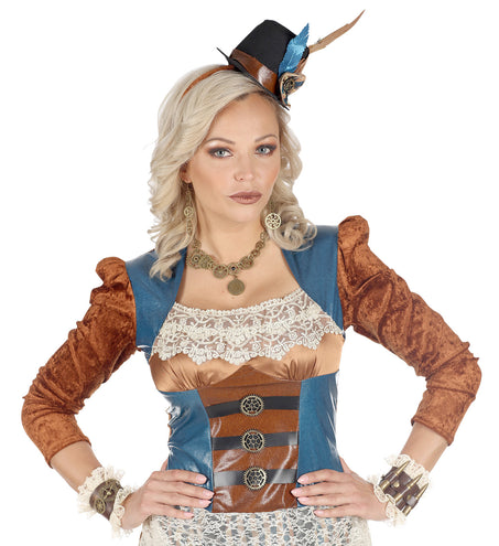 e-carnavalskleding-SYK Steampunk manchetten kant