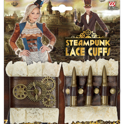 e-carnavalskleding-SYK Steampunk manchetten kant