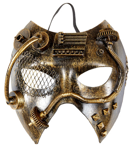 e-carnavalskleding-SYK Steampunk masker koper
