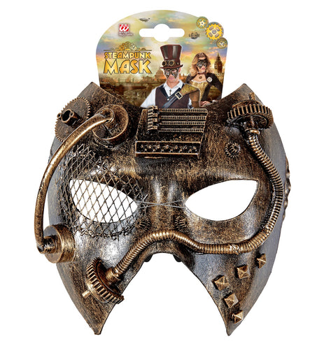 e-carnavalskleding-SYK Steampunk masker koper