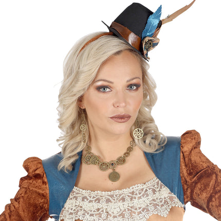 e-carnavalskleding-SYK Steampunk oorbellen tandwielen