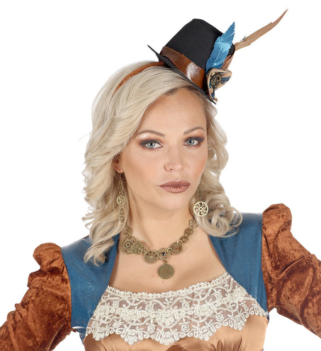 e-carnavalskleding-SYK Steampunk oorbellen tandwielen