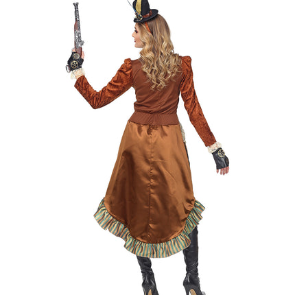 e-carnavalskleding-SYK Steampunk pak Lizzy dames