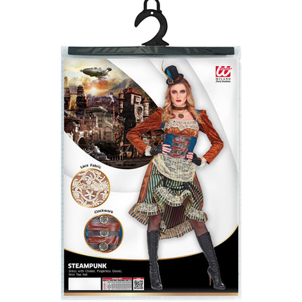 e-carnavalskleding-SYK Steampunk pak Lizzy dames