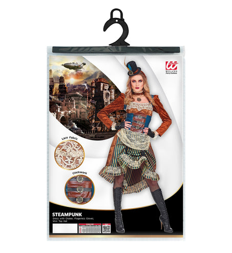 e-carnavalskleding-SYK Steampunk pak Lizzy dames
