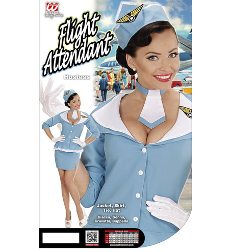 e-carnavalskleding-SYK Stewardess jurk retro Joanna