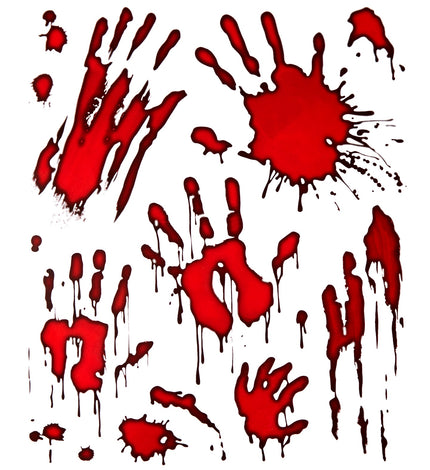 e-carnavalskleding-SYK Stickers bloederige hand