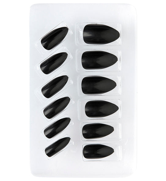 e-carnavalskleding-SYK Stiletto nagels zwart