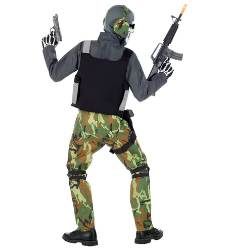 e-carnavalskleding-SYK Stoer soldaten skelet pak voor kinderen
