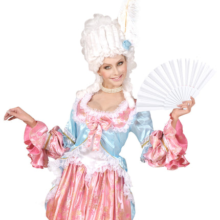 e-carnavalskleding-SYK Stoffen Waaier, Wit