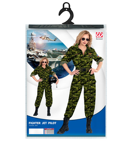 e-carnavalskleding-SYK Straaljager pilote Mandy camouflage