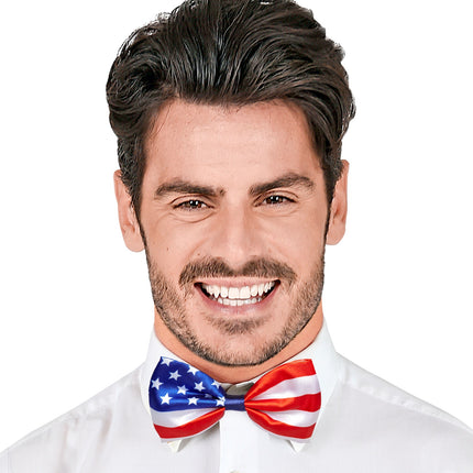 e-carnavalskleding-SYK Strikje Amerikaanse vlag USA