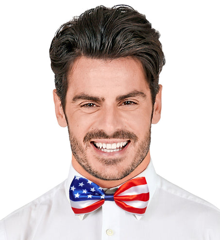 e-carnavalskleding-SYK Strikje Amerikaanse vlag USA