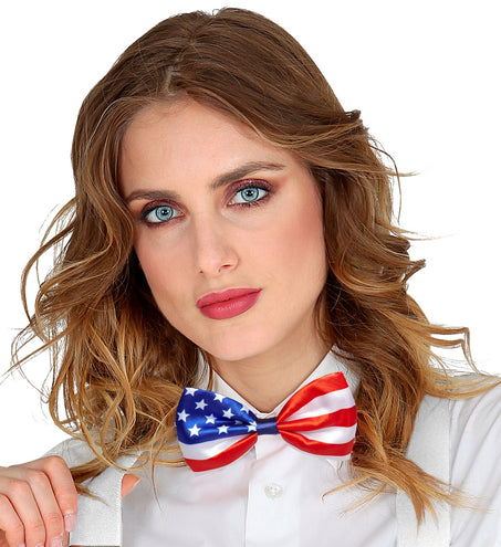 e-carnavalskleding-SYK Strikje Amerikaanse vlag USA