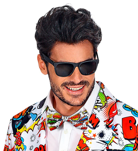 e-carnavalskleding-SYK Strikje pop art
