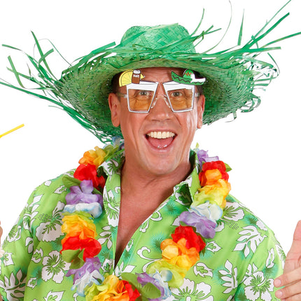 e-carnavalskleding-SYK Strohoed groen Rens