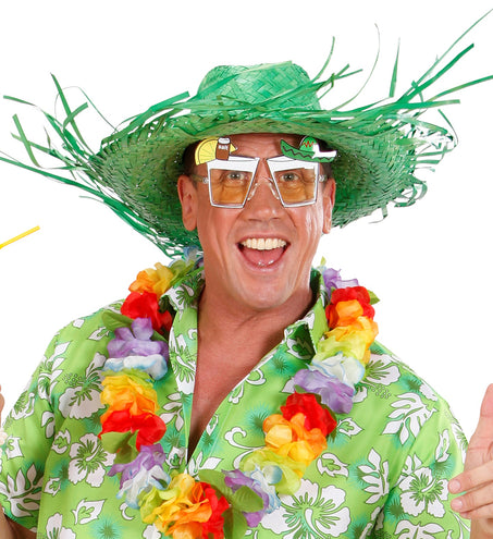 e-carnavalskleding-SYK Strohoed groen Rens