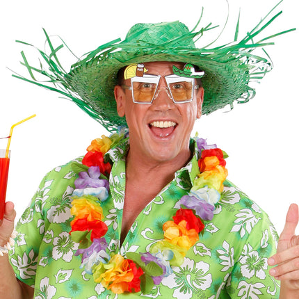 e-carnavalskleding-SYK Strohoed groen Rens