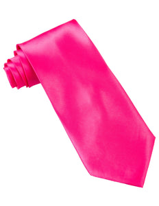 e-carnavalskleding-SYK Stropdas neon roze