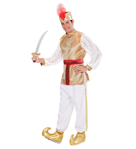 e-carnavalskleding-SYK Sultan schoenen goud sprookjes
